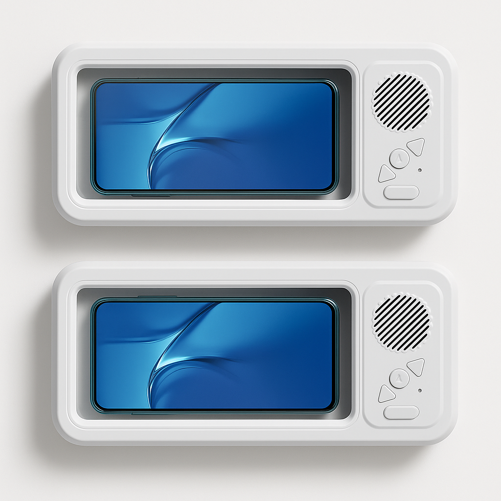 Soporte de Pared Impermeable con Bluetooth hasta 6,9 pulgadas