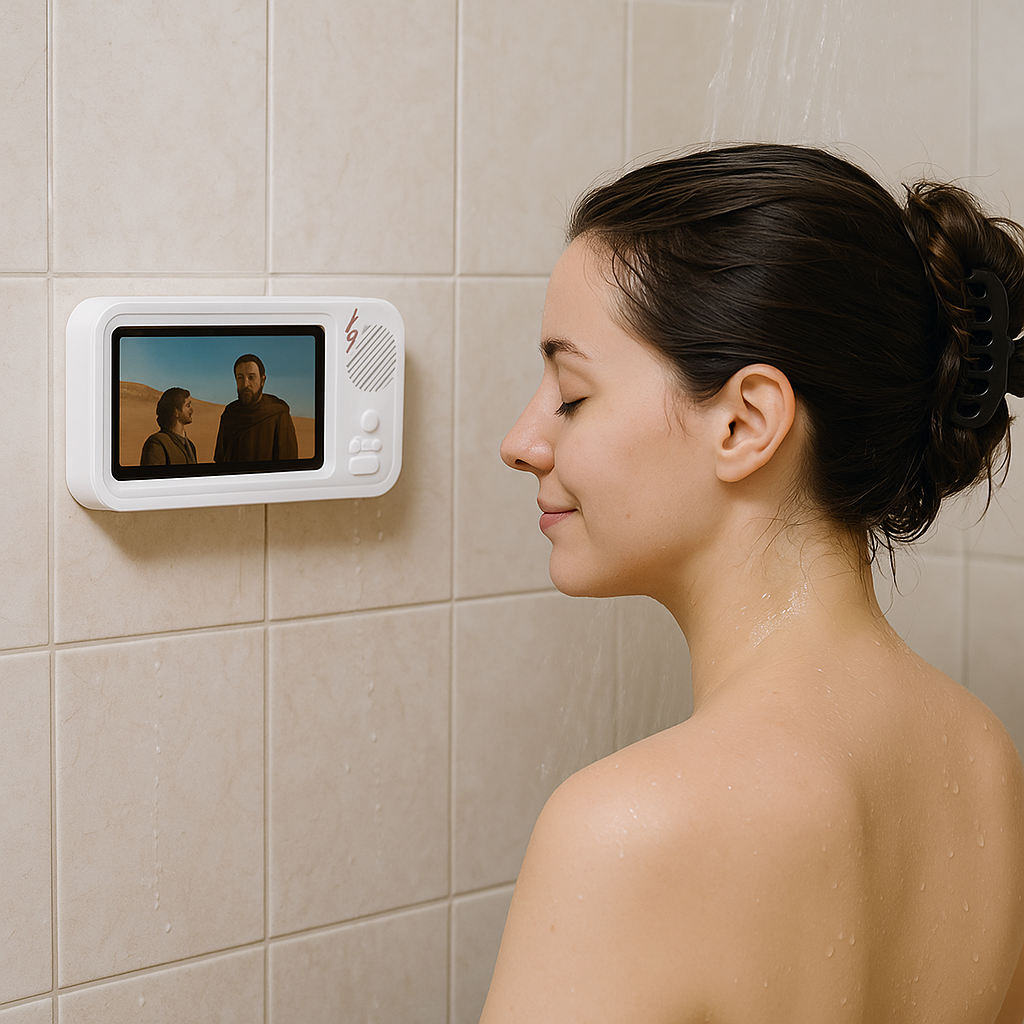 Soporte de Pared Impermeable con Bluetooth hasta 6,9 pulgadas