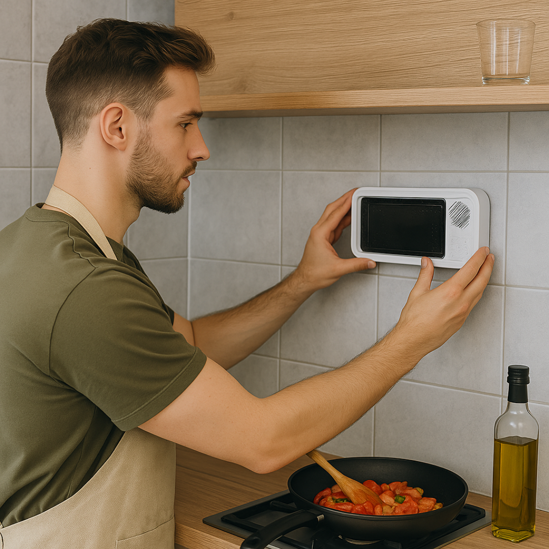 Soporte de Pared Impermeable con Bluetooth hasta 6,9 pulgadas